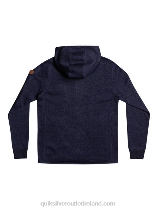 Men Quiksilver Keller Zip-Up Hoodie N02TD1478 parisian night