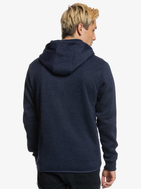 Men Quiksilver Keller Zip-Up Hoodie N02TD1478 parisian night