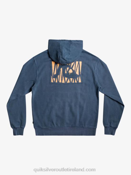 Men Quiksilver Neon Slab Hoodie N02TD1355 bering sea