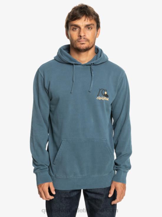 Men Quiksilver Neon Slab Hoodie N02TD1355 bering sea