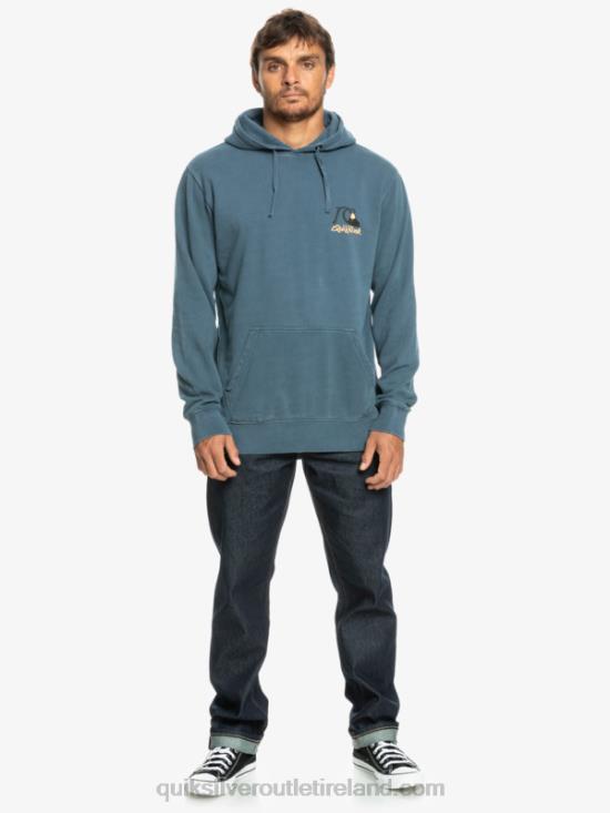 Men Quiksilver Neon Slab Hoodie N02TD1355 bering sea