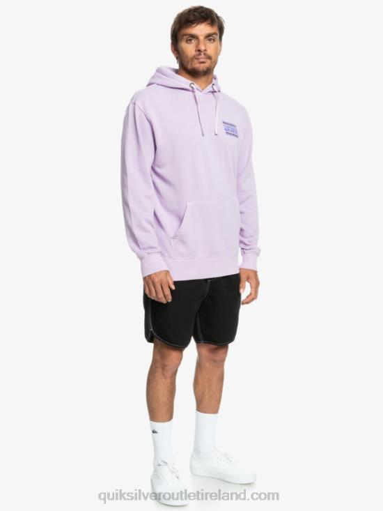 Men Quiksilver Neon Slab Hoodie N02TD1356 pastel lilac