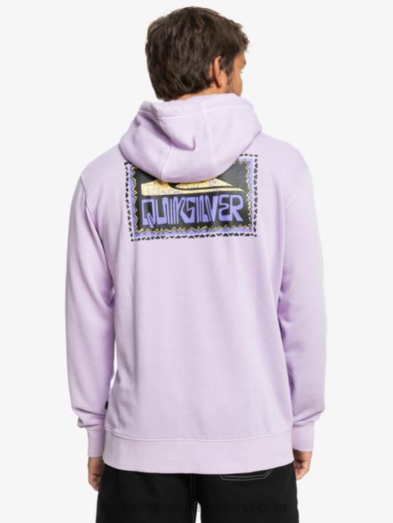Men Quiksilver Neon Slab Hoodie N02TD1356 pastel lilac
