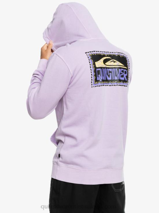 Men Quiksilver Neon Slab Hoodie N02TD1356 pastel lilac