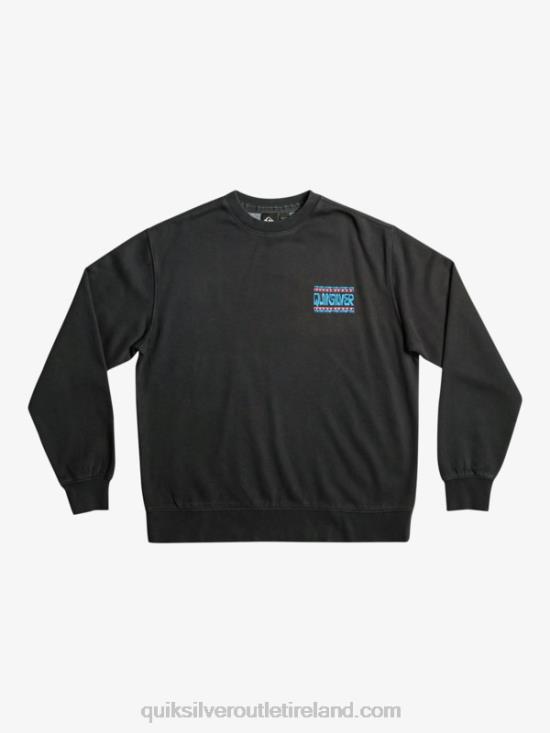 Men Quiksilver Neon Slab Sweatshirt N02TD1055 black