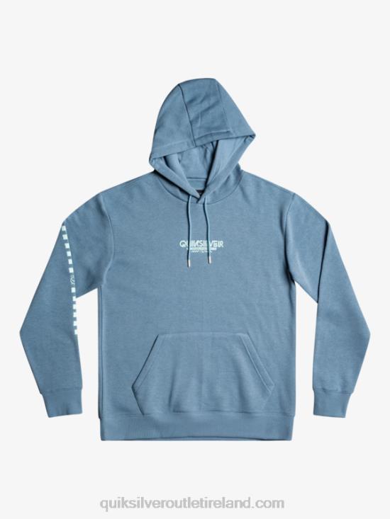 Men Quiksilver Omni Check Hoodie N02TD1485 provencial
