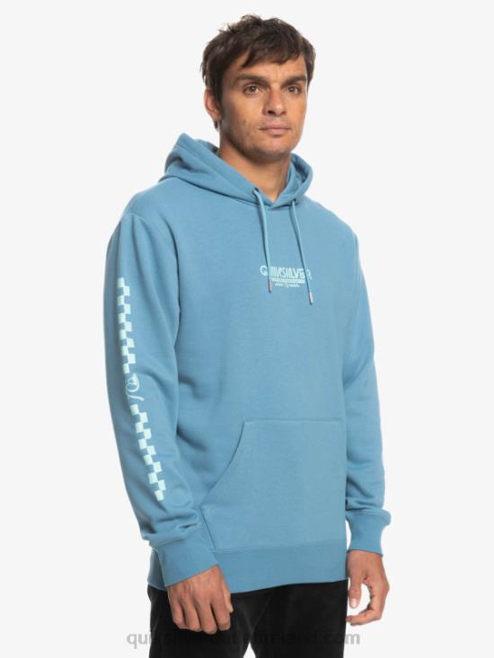 Men Quiksilver Omni Check Hoodie N02TD1485 provencial