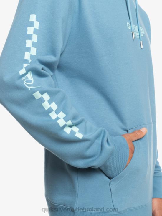 Men Quiksilver Omni Check Hoodie N02TD1485 provencial