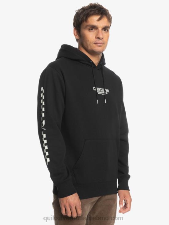 Men Quiksilver Omni Check Hoodie N02TD1486 black