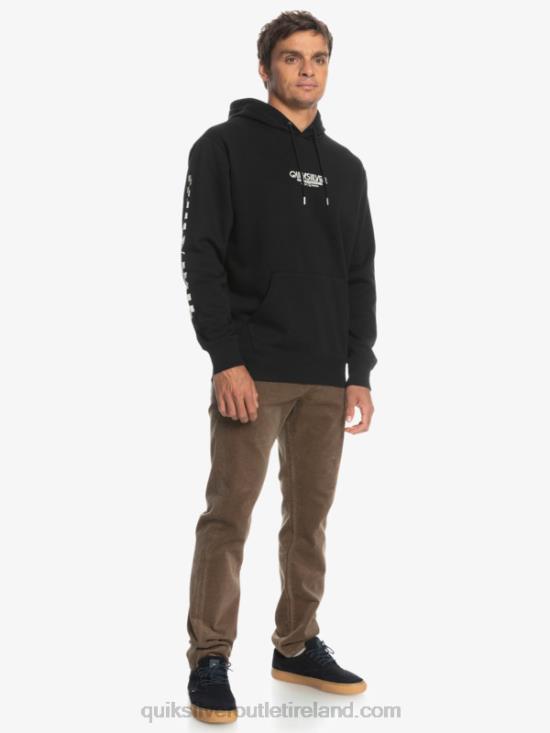 Men Quiksilver Omni Check Hoodie N02TD1486 black