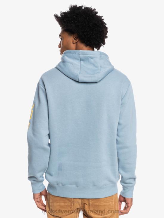 Men Quiksilver Omni Logo Hood Fleece Top N02TD1090 black