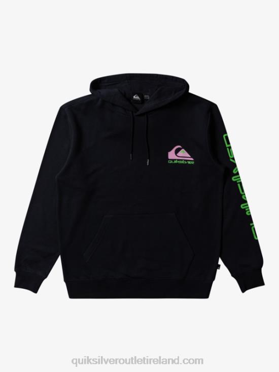 Men Quiksilver Omni Logo Hoodie N02TD641 black