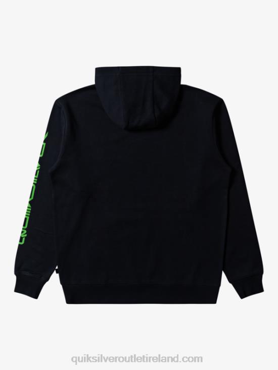 Men Quiksilver Omni Logo Hoodie N02TD641 black