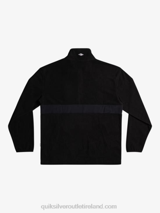 Men Quiksilver Saturn Half Zip Fleece N02TD1561 black