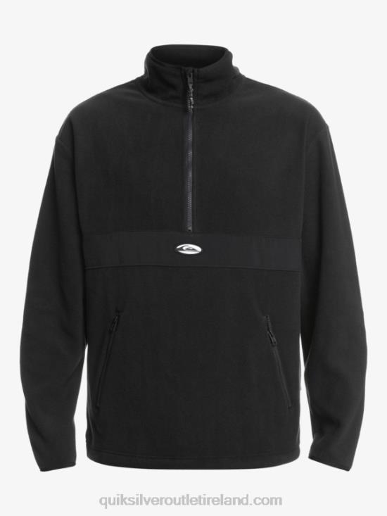 Men Quiksilver Saturn Half Zip Fleece N02TD1561 black