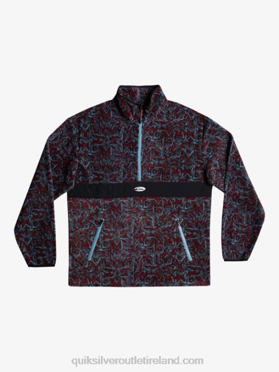 Men Quiksilver Saturn Half Zip Fleece N02TD1562 provencial blue saturn