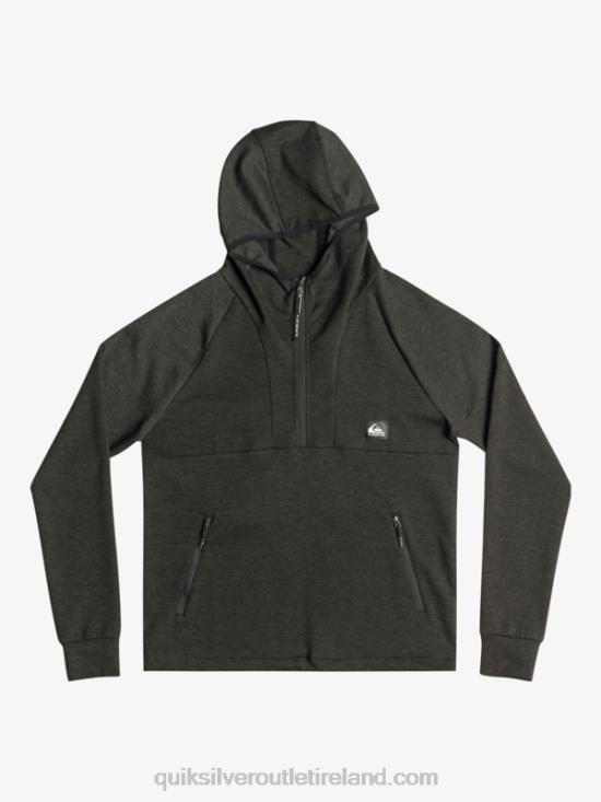 Men Quiksilver Step Off Hoodie N02TD1028 phantom heather