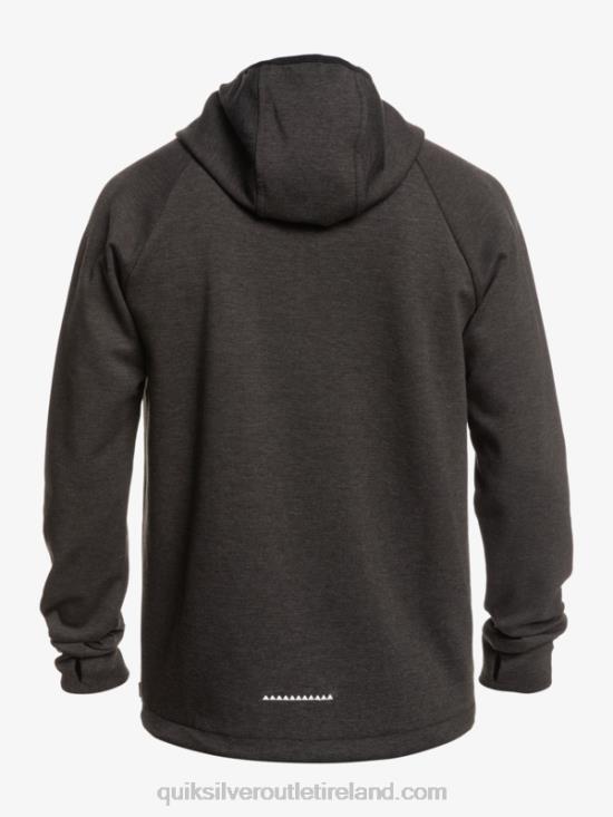 Men Quiksilver Step Off Hoodie N02TD1028 phantom heather
