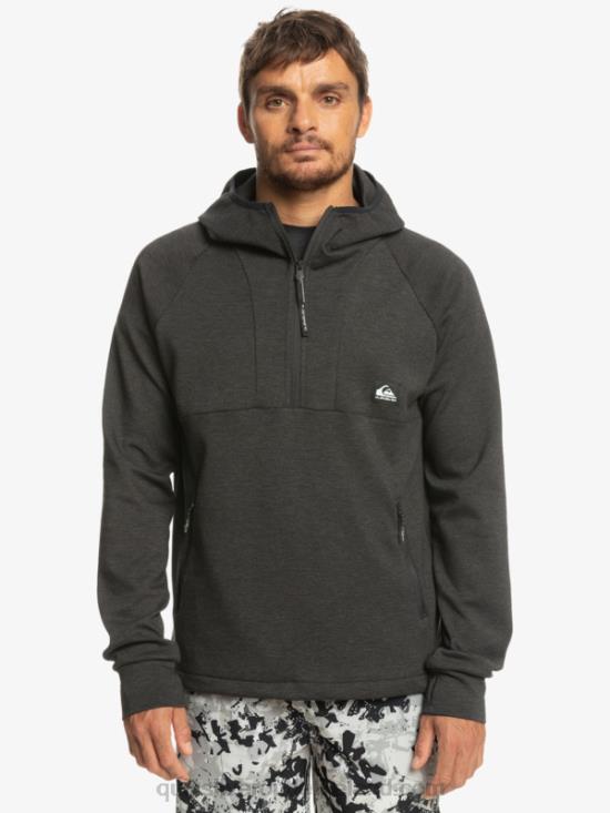 Men Quiksilver Step Off Hoodie N02TD1028 phantom heather