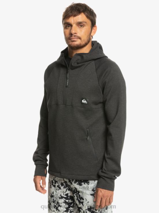 Men Quiksilver Step Off Hoodie N02TD1028 phantom heather