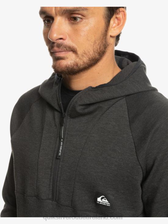 Men Quiksilver Step Off Hoodie N02TD1028 phantom heather