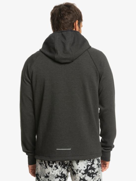 Men Quiksilver Step Off Hoodie N02TD1028 phantom heather