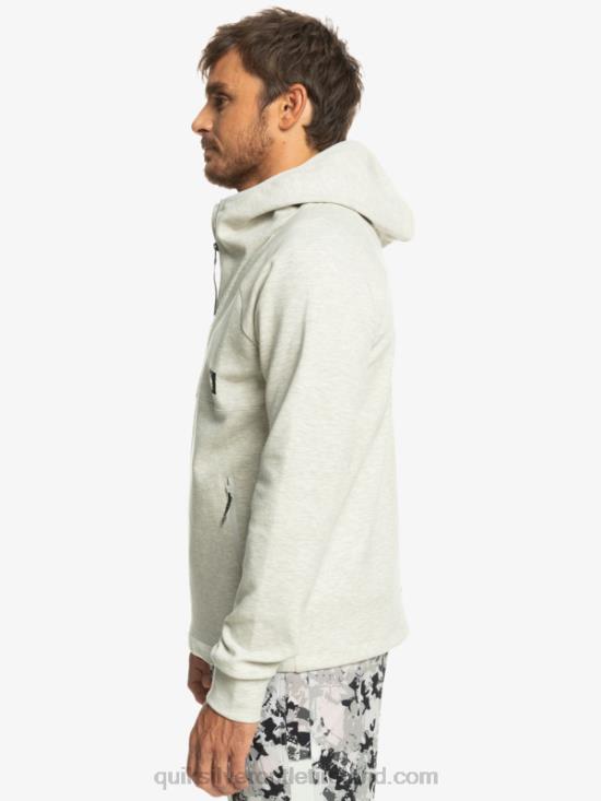 Men Quiksilver Step Off Hoodie N02TD1029 gray violet heather