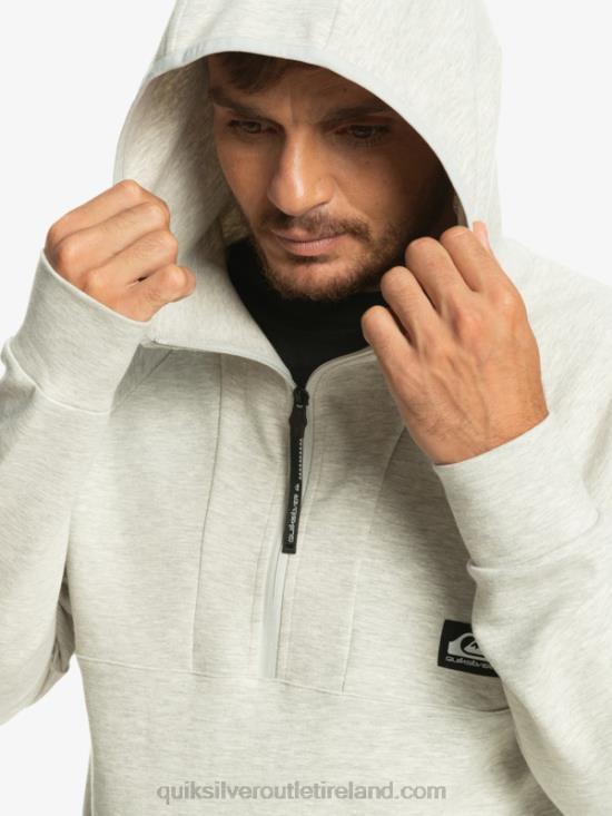 Men Quiksilver Step Off Hoodie N02TD1029 gray violet heather