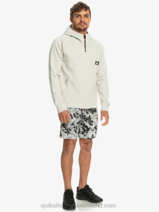 Men Quiksilver Step Off Hoodie N02TD1029 gray violet heather
