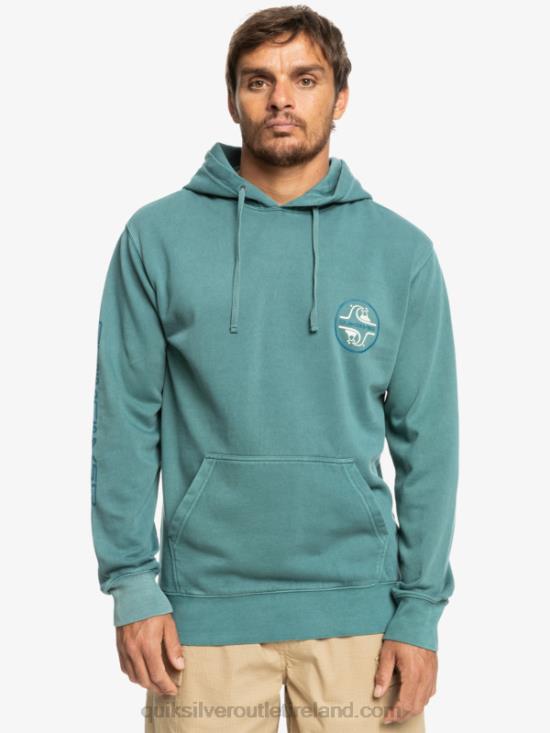 Men Quiksilver Sweet As Slab Hoodie N02TD1220 brittany blue