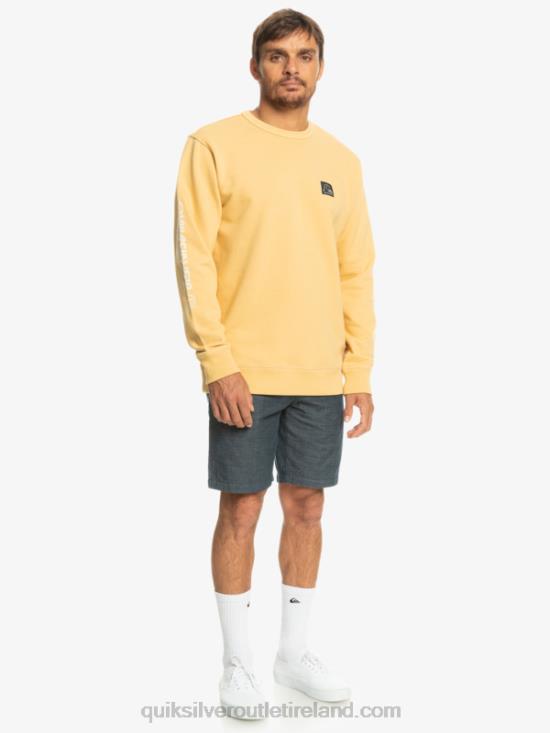 Men Quiksilver The Original Sweatshirt N02TD1115 wheat