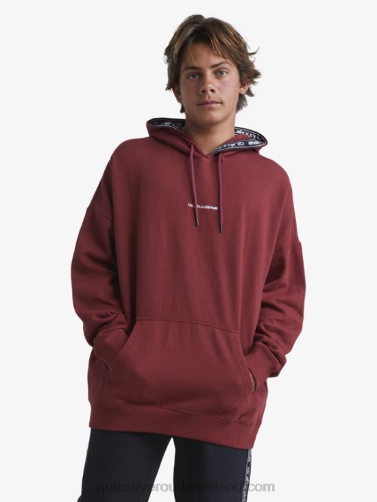 Men Quiksilver x Stab Hoodie N02TD1804 ruby wine