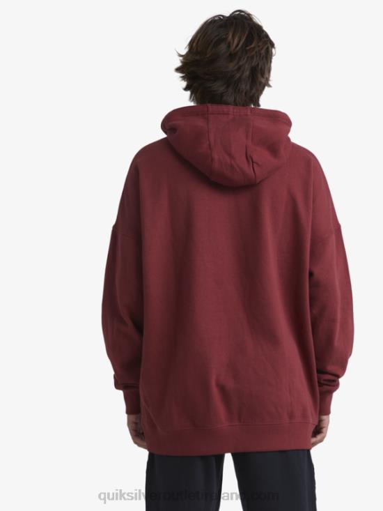 Men Quiksilver x Stab Hoodie N02TD1804 ruby wine