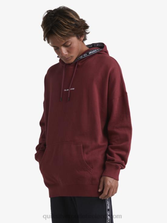 Men Quiksilver x Stab Hoodie N02TD1804 ruby wine
