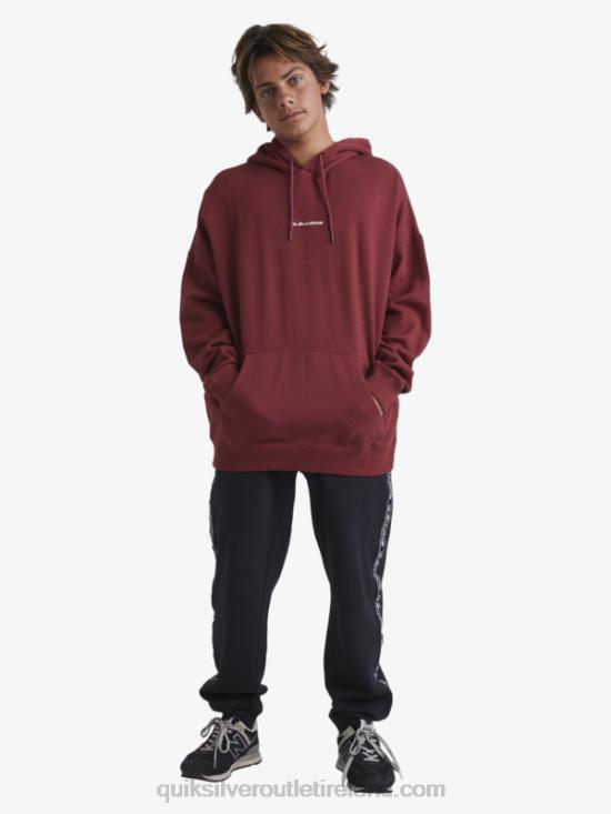 Men Quiksilver x Stab Hoodie N02TD1804 ruby wine