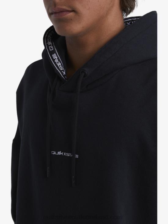 Men Quiksilver x Stab Hoodie N02TD1805 black