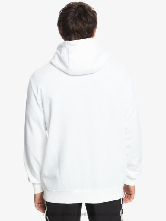 Men Quiksilver x Stranger Things Official Logo Hoodie N02TD1807 white