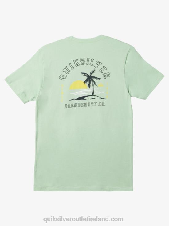 Men Quiksilver Alone At Last T-shirt N02TD1162 sprucestone