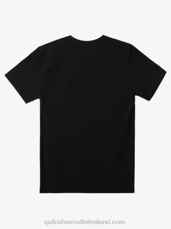 Men Quiksilver Between The Lines T-shirt N02TD976 black