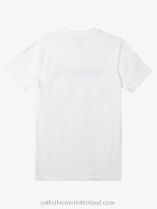 Men Quiksilver Between The Lines T-shirt N02TD978 white