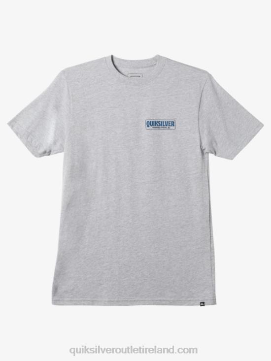 Men Quiksilver Break Time T-shirt N02TD1192 athletic heather