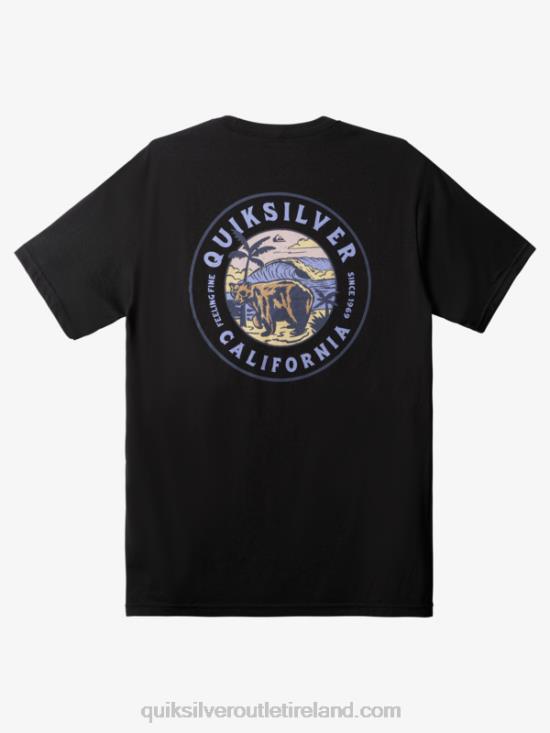 Men Quiksilver CA Stand Alone T-Shirt N02TD1515 black