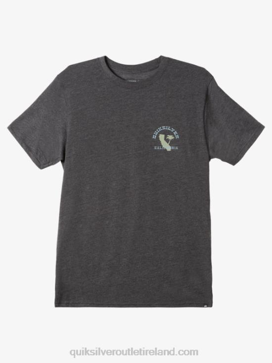 Men Quiksilver California Iconic West T-shirt N02TD1229 charcoal heather