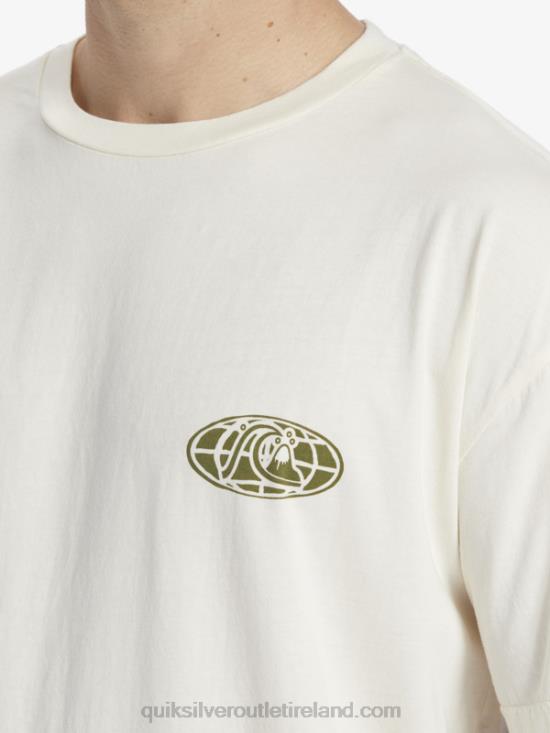 Men Quiksilver Clear Mind T-Shirt N02TD741 birch