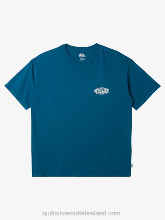 Men Quiksilver Clear Mind T-Shirt N02TD742 moroccan blue