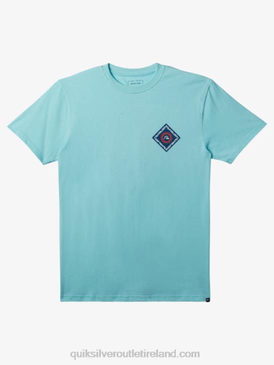 Men Quiksilver Clearview T-Shirt N02TD393 angel blue