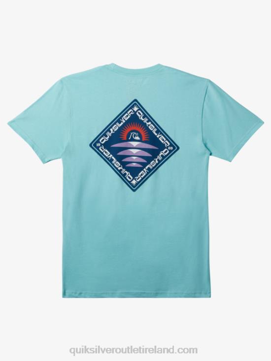 Men Quiksilver Clearview T-Shirt N02TD393 angel blue