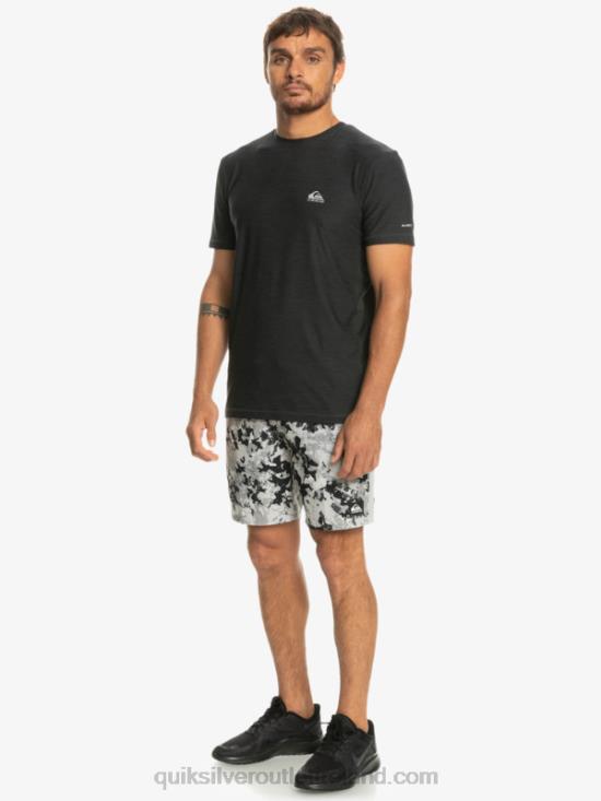 Men Quiksilver Coast Runner T-Shirt N02TD1330 phantom heather