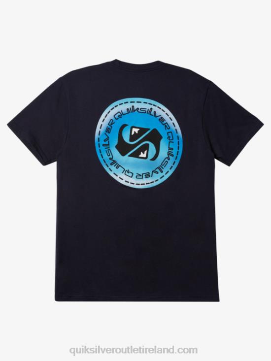 Men Quiksilver Color Flow T-shirt N02TD1202 navy blazer