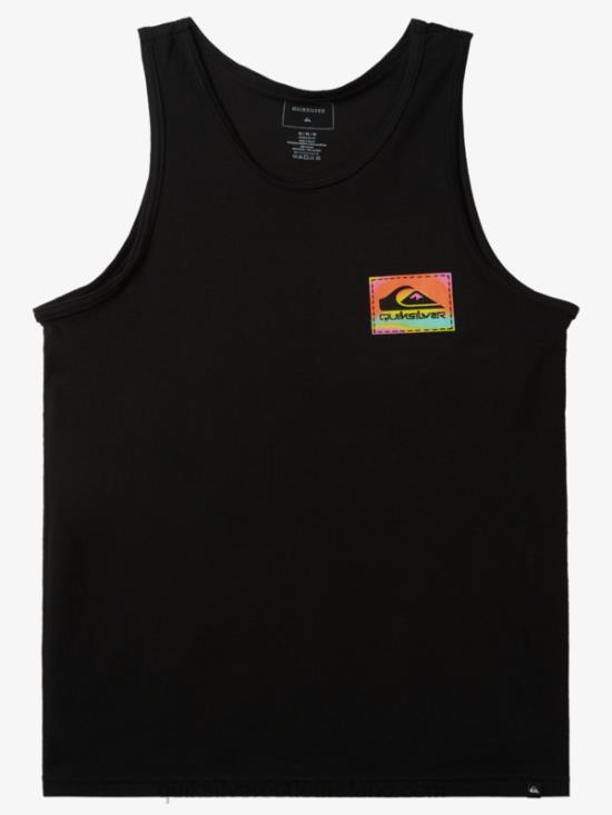 Men Quiksilver Color Flow T-shirt N02TD1333 black
